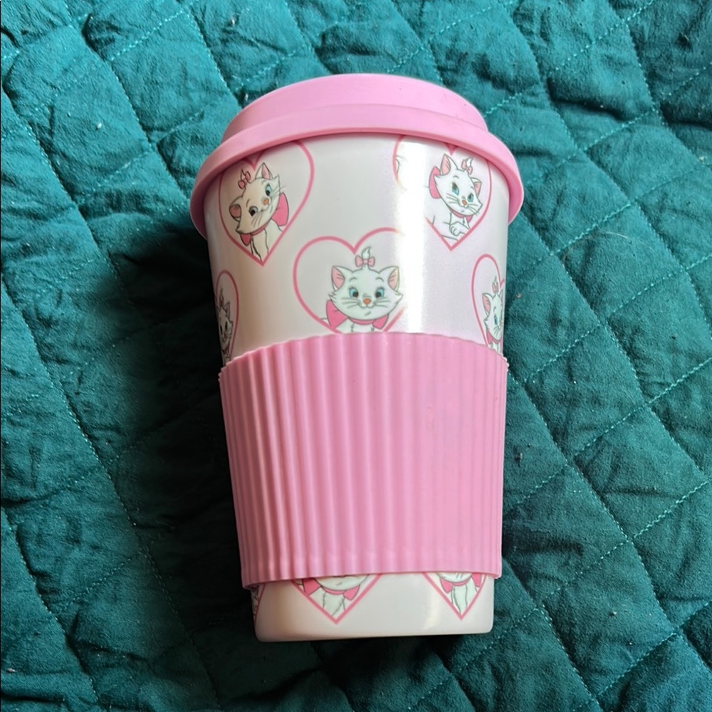 Disney Pink Marie Travel Mug
